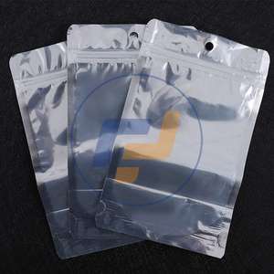 Variété de papier kraft Arthom 100pcs sac à zip-lock en plastique robuste personnalisé étanche à l'humidité accessoires de téléphone portable - Product Image 4