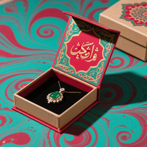 Christmas Gift Packaging Luxury Moissanite Ring Earrings Tennis Chain Bracelet Small <b>Paper</b> Jewelry Box - Product Image 3