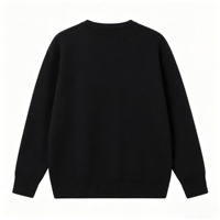 Pull en tricot à col rond à manches longues pour homme, jacquard, OEM ODM, personnalisable, vêtements d'hiver pour homme