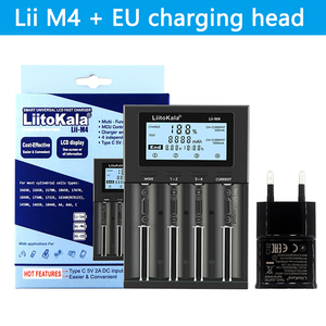 Chargeur de batterie au Lithium-ion, capacité détection, avec écran LCD, 18650 26650 16340 NiMH, chargeur <span class=keywords><strong>Lii</strong></span> M4, nouveau - Product Image 3