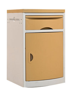 Hospital Medical ABS Bedside <b>Cabinet</b> <b>Locker</b> Table With Drawer and Cupboard - Product Image 1