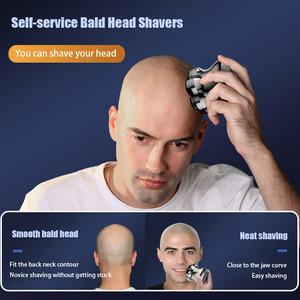 Electric Rotary <b>Razor</b> for Bald Men Cordless Magnetic 7D <b>Head</b> Shavers Waterproof Dry Wet Shaving Rechargeable <b>Razors</b> - Product Image 6