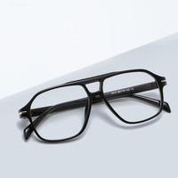 Lunettes de soleil carrées à double pont pour femmes, style pilote, protection UV400, anti-lumière bleue, monture en T, protection solaire tendance