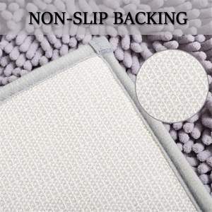 Polyester séchage rapide antidérapant Super absorbant l'eau microfibre tapis imprimé personnalisé emballage nouveauté salle de bain sol tapis de bain - Product Image 4