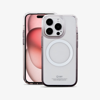 Étui de téléphone magnétique sans fil multi-couleurs en TPU+Acrylique haute transparence et antichoc C&T pour 16 15 14 Pro Max Plus