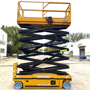 Tự hành theo dõi thang máy di động thủy lực giàn giáo điện làm việc bánh xích Nâng Nền tảng với động cơ động cơ cho địa hình gồ ghề - Product Image 1