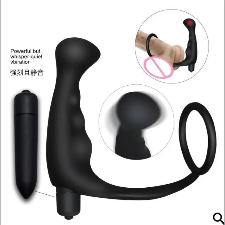 XIAER OEM/ODM plug anal set mainan silikon besar pemijat prostat mainan seksi anal besar silikon butt plug vibrator
