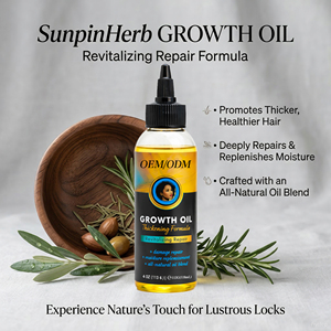 Aceite Natural Orgánico 2 en 1 para Engrosar y Estimular el Crecimiento del Cabello, Tratamiento para la Caída del Cabello, Productos para el Cuidado del Cabello OEM/ODM, Marca Privada - Product Image 5