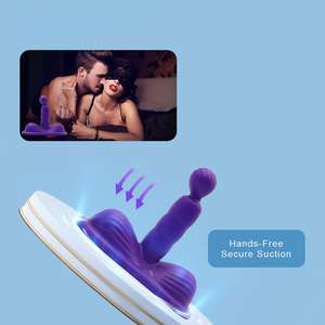 Stimolatore Clitorideo Automatico Telescopico in Silicone Alimentare Ricaricabile con 10 Frequenze per Masturbazione Femminile e Uso <span class=keywords><strong>Maschile</strong></span> - Product Image 1