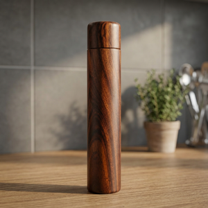 Estuche de viaje rectangular para un solo cigarro, de madera de Sheesham |   Aqudus Hecho a Mano con Diseño Moderno de Mediados de Siglo, Ecológico, Duradero y Ligero - Product Image 3