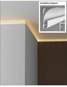 Bande lumineuse décorative en céramique pour les coins du sol, bande en aluminium et cuivre intégrée au sol, <span class=keywords><strong>carrelage</strong></span> incrusté - Product Image 3