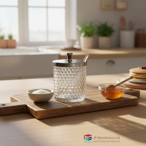 아크릴 양념통 투명 플라스틱 용기 양념통 세트 주방 소금통 주방 정리함 - Product Image 2