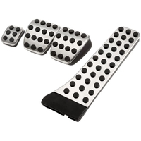 W202 W211,4 pièces pédale en acier inoxydable pour mercedes-benz W202 W203 W204 W124 W210 W211 W212 W218 X204 R172 R231 C E CLS Glk SLK
