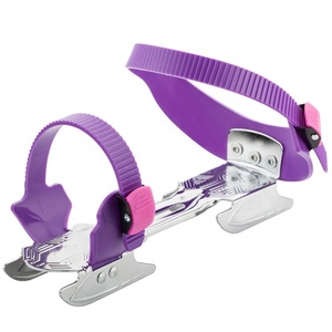 Noleggio di ghiaccio per bambini regolabile doppia lama in acciaio pattinare piccola scarpa a razzo per bambini - Product Image 3