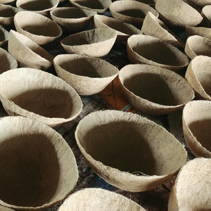 Cesta colgante de jardín para el hogar de tamaño personalizado de estilo Vintage hecha a mano de alta calidad, forro de Coco ecológico directamente vietnamita - Product Image 1