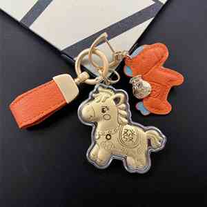 Cute Cartoon Instant Wealth Bag Pendant Exquisite Leather Strap with <b>Keychain</b> Promotion, Customizable - Product Image 2