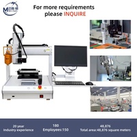Machine de distribution de colle MAX Brand à vision CCD et contrôle PLC, distributeur automatique de bureau haute précision avec pompe à engrenages