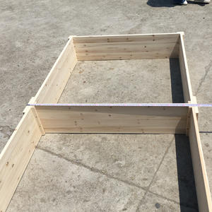 Vente en gros <span class=keywords><strong>pas</strong></span> <span class=keywords><strong>cher</strong></span> lit de <span class=keywords><strong>potager</strong></span> surélevé nature sans peinture lit surélevé jardin extérieur - Product Image 4