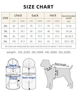 Kış yaz bahar mevsim için küçük orta büyük köpekler PU malzeme için OEM yansıtıcı su geçirmez Pet yağmurluk - Product Image 5