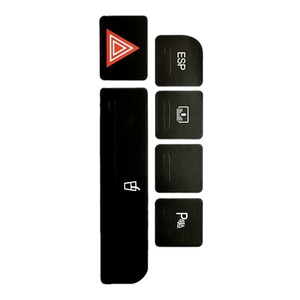 Autocollants de réparation pour boutons Audi A4, feux de détresse d'urgence, ESP, porte-gobelet, adhésifs en PVC réutilisables, impression numérique personnalisée - Product Image 4
