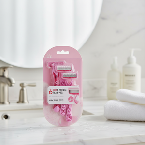 Premium Catégorie de produits Rasoir pour femmes Rasoir à 6 lames 3P pour femmes - Product Image 3