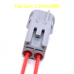 自動2ピンフォグライトランプソケット逆プラグ付き女性コネクタワイヤーハーネスPBT絶縁6189-0031自動車用 - Product Image 4