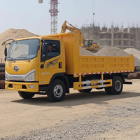 Truk Tipper Ringan FAW 4.5 Ton Berat Kotor Baru 4x2 Setir Kanan Mini Dump Truck