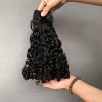 Envío rápido de gama alta 100% Paquete de cabello humano peruano virgen crudo Super doble SDD rizo Euroasiático