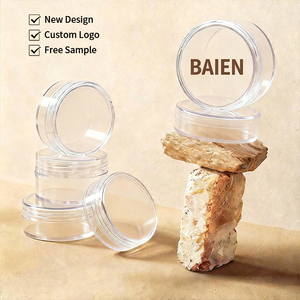 Petits pots ronds transparents de 5g, 2,5g, 3 grammes/3 ml, <span class=keywords><strong>mini</strong></span>-récipients en plastique acrylique de 5 grammes avec couvercle à vis transparent - Product Image 1