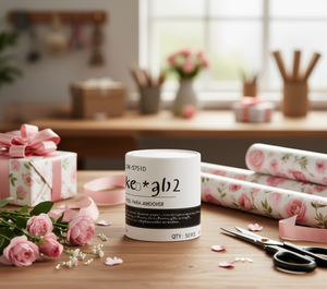 Carta coreana per confezionare regali, 57x57 cm, cellophane decorativo rosa per fiori, regali, artigianato, 20 pezzi - Product Image 2