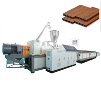 Heißer Verkauf PE WPC Profil Produktions linie Extruder/PE WPC Boden maschine mit hoher Qualität
