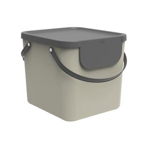 Rotho Waste <b>Bin</b> Albula 6 L With <b>Lid</b> And Stickers For Kitchen Use - Product Image 1