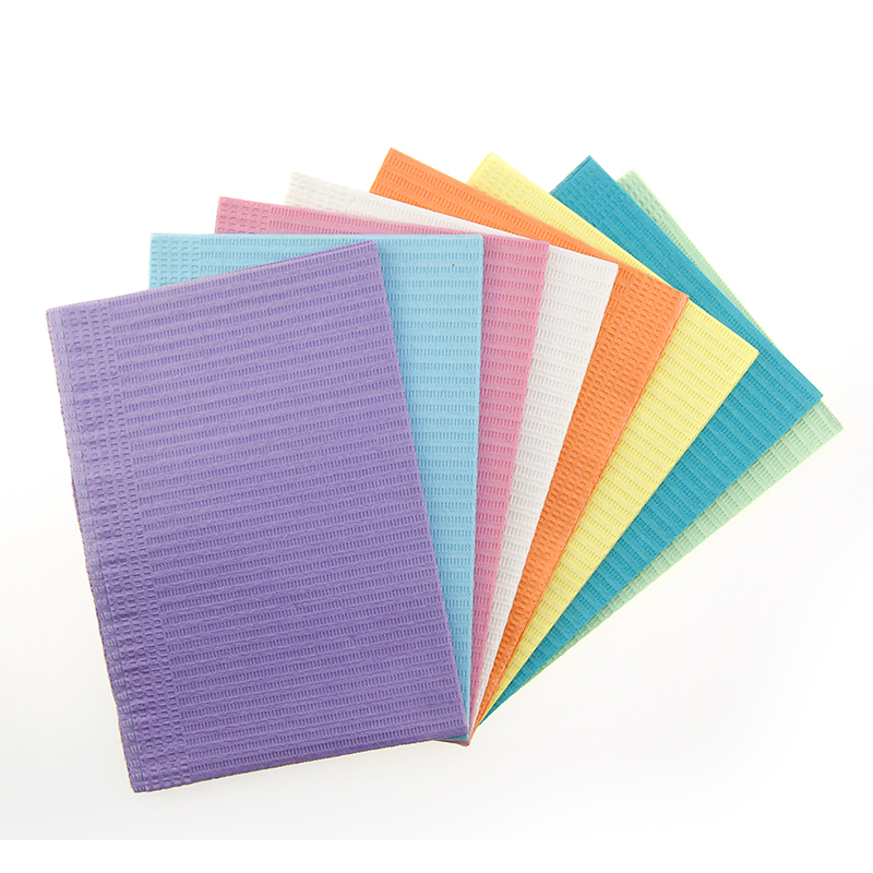 Disposable Waterproof Medical PVC Paper Bids Three Ply 33*45CM Dental Packaging & Printing Products For Beverage Garbage Mailing