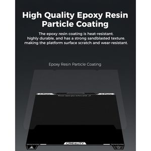 แผ่นรองพิมพ์ Creality K1 SE K1C ขนาด 235x235 มม. ทำจากอีพ็อกซี่เรซิ่น แม่เหล็กเหล็กกล้า สำหรับเครื่องพิมพ์ 3 มิติ - Product Image 4