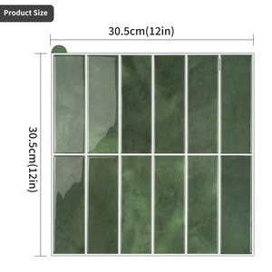Azulejos de <span class=keywords><strong>Pared</strong></span> Rectangulares Autoadhesivos, <span class=keywords><strong>Vinilo</strong></span> Decorativo Fácil de Instalar <span class=keywords><strong>para</strong></span> Renovación del Hogar - Product Image 1