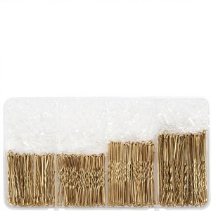 Kit de 300 Piezas de Pasadores Metálicos en Forma de U, Pinzas para el Cabello, Bandas para el Cabello, <span class=keywords><strong>Accesorios</strong></span> Elegantes para Peinados de Boda - Product Image 1