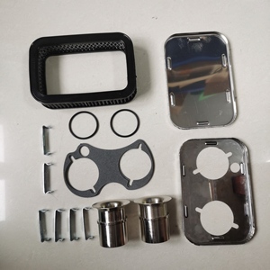 FAJS filtre à air sans A9-65B-40 pour carburateur <span class=keywords><strong>weber</strong></span> 40DCOE avec klaxon d'air hauteur 65 mm - Product Image 2
