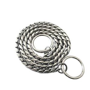 كينجتال بيتبول سلسلة خنق عملاقة طوق ثعبان كلب طوق للكلاب وشاح طوق الأزهار الحيوانات الأليفة والمقود المستدامة 10 سلسلة - Product Image 2