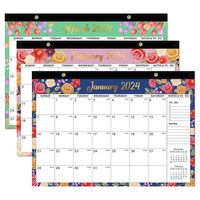 Bloc rappel calendrier affirmation couvre conceptions calendriers promotionnels de bobine avec calendrier de bureau d'art d'impression quotidienne islamique