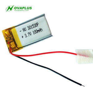 사용자 정의 고품질 충전식 <span class=keywords><strong>lipo</strong></span> 배터리 301530 <span class=keywords><strong>3.7V</strong></span> 100mah 폴리머 리튬 배터리 - Product Image 2