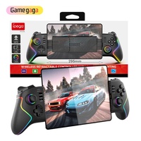 Gamegaga PG-9122 Controlador de Juegos Telescópico Inalámbrico - Gamepad Extensible Ajustable con 10 Horas de Duración de Batería para Android/iOS/PC/Tablet