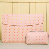 Étui de protection pour ordinateur portable, couleur élégante avec sac d'ordinateur en cuir souple