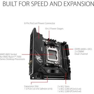 Venta al por mayor de la placa base Rog Strix B650E I Gaming Wifi Mini Itx para AM5 Ryzen Ddr5 Socket - Product Image 4