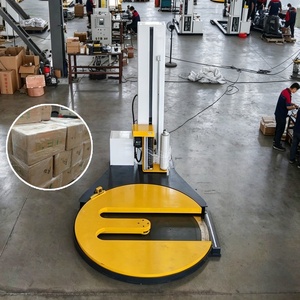 Machine d'emballage automatique de palettes à film étirable de type M 1,5 kW 220 V pour l'emballage de palettes de marchandises mixtes – Vente directe usine - Product Image 1