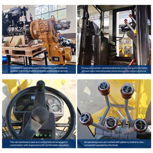 Matériel de nivellement de terrain pour chantier de construction GZD, équipement de nivellement lourd de 125 kW, niveleuses à moteur de 15 tonnes - Product Image 3