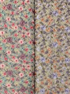 Precio bajo nueva colección bordado de flores tela de encaje de tul para niños vestido telas de ropa de mujer - Product Image 2