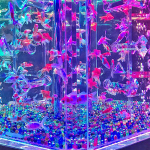 Esfera de acuario acrílica de 12 lados personalizada de fábrica Plástico de diseño geométrico único para acuarios modernos - Product Image 3