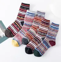 Chaussettes pour femmes au design personnalisé, chaussettes en laine mérinos, chaussettes de randonnée, chaussettes de trekking, chaussettes chaudes, douces et confortables, chaussettes de sport