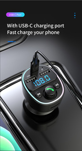 Transmisor <span class=keywords><strong>FM</strong></span> para Auto G67 BT5.4 Portátil y Reproductor MP3, Llamadas Manos Libres, Carga Rápida USB Dual, Pantalla LED de Voltaje, 1 Año de Garantía - Product Image 6