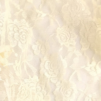 Tissu en dentelle crochetée française Chantilly voile blanc ajouré écologique pour nappe de table et robe de mariée - Vente en gros